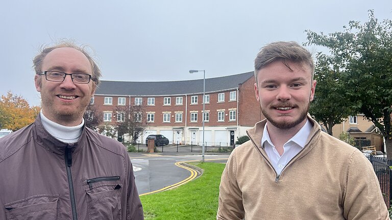 Ted Dolman and Cllr Charles Quinn